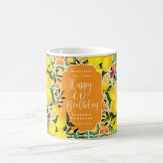 Caneca De Café Limon Mediterrâneo 60º Laranja (Centro)