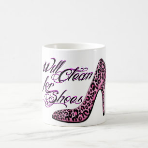 Caneca De Café Limpará para os calçados, copos engraçados para