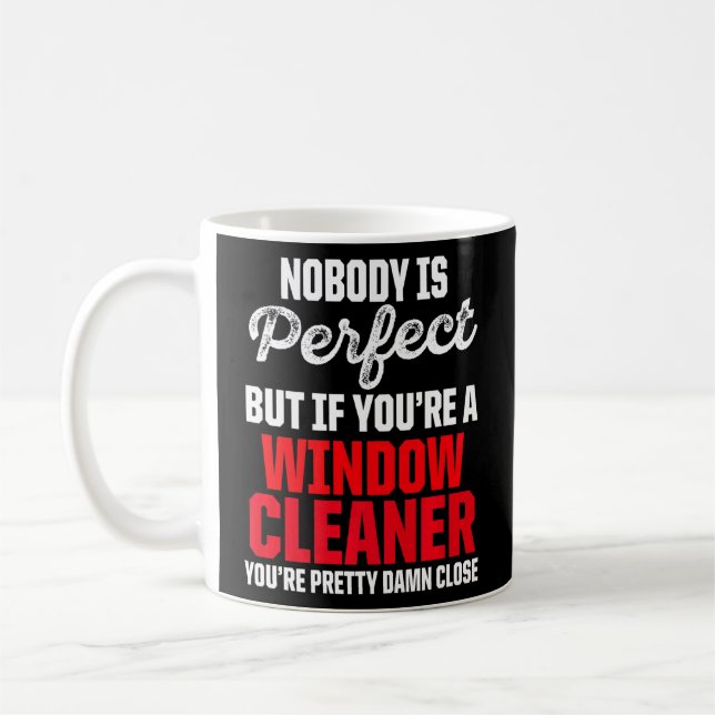 Caneca De Café Limpeza de Janelas 14 (Esquerda)