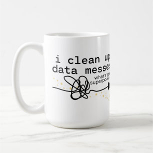 Caneca De Café Limpo Data Messes