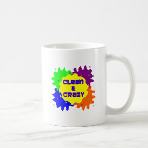 Caneca De Café Limpo e louco