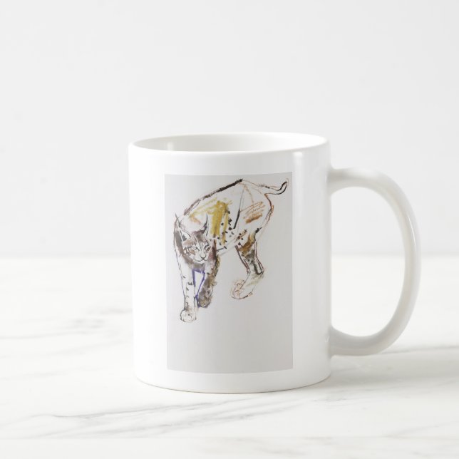 Caneca De Café Lince europeu (Direita)