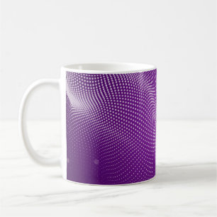 Caneca De Café Linda abstrato roxa. Violet neutr