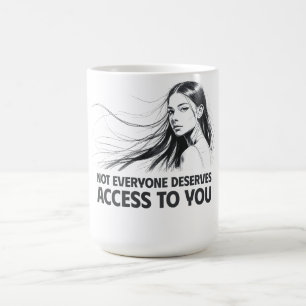 Caneca De Café Linda Arte Feminina - Que Te Merece