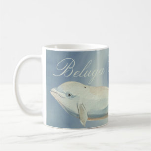 Caneca De Café Linda Baleia Beluga, Delphinapterus Leucas