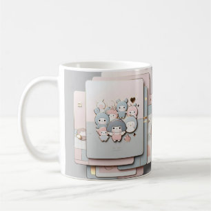Caneca De Café Linda e pequena cria caneca, sassy em rosa suave