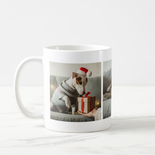 Caneca De Café Linda Foto de Natal Incrível Collage Mug (Esquerda)