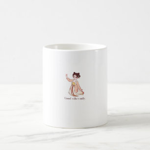 Caneca De Café Linda Garota Anime Chibi Estética Apenas Boas Vibr