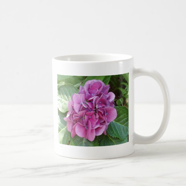 Caneca De Café Linda Hydrangea (Direita)
