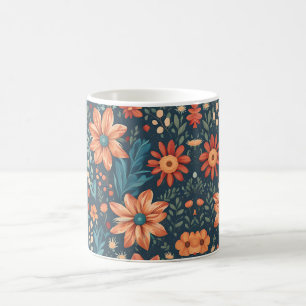 Caneca De Café Linda Inspiração Floral