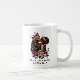 Caneca De Café Linda mãe negra e filha (3)