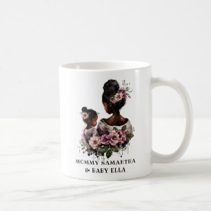 Caneca De Café Linda mãe negra e filha (7)