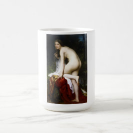 Caneca De Café Linda mulher Bather (de Bouguereau)