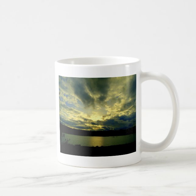 Caneca De Café Linda paisagem cenística solar Arte fotográfica (Direita)