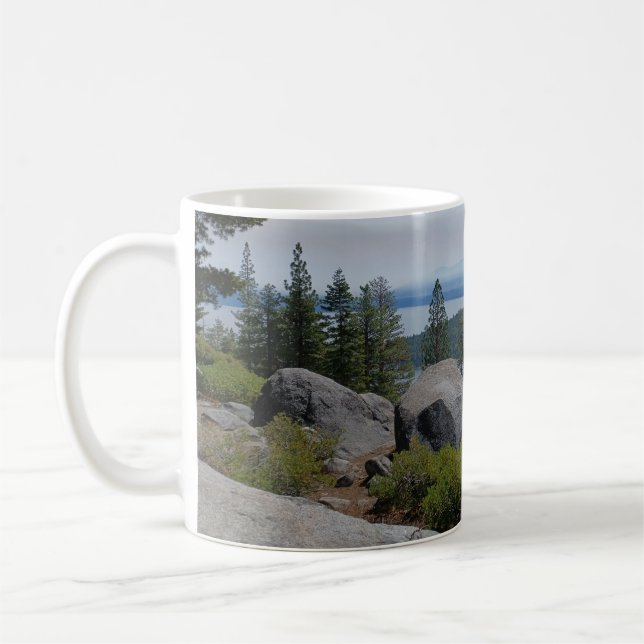Caneca De Café Linda paisagem do Lago Tahoe (Esquerda)
