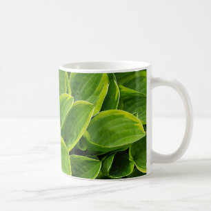 Caneca De Café Linda planta verde-hosta