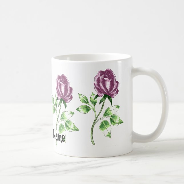 Caneca De Café Linda Rosa (Direita)