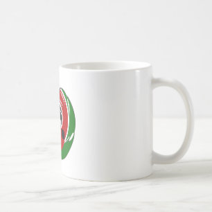 Caneca De Café Linda Tapeçaria no Quênia: Borboleta da Bandeira M