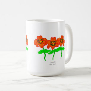 Caneca De Café Linda Tigre Lily Coffee Mug