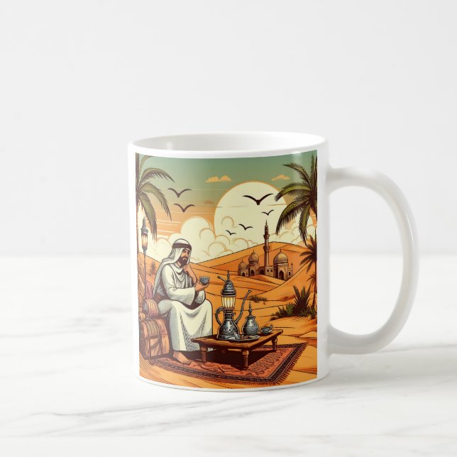 Caneca De Café Linda vida no deserto (Direita)