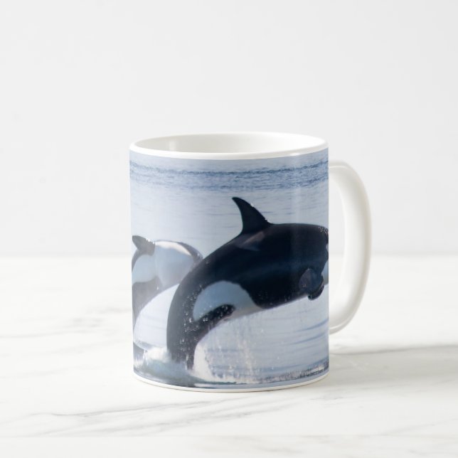 Caneca De Café Lindas Baleias Assassinas (Frente Esquerda)