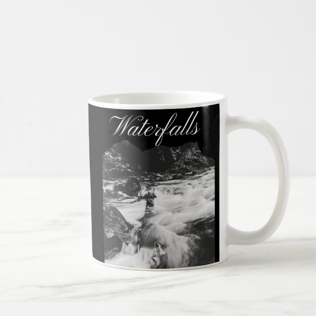 Caneca De Café Lindas cachoeiras de NC aqui (Direita)