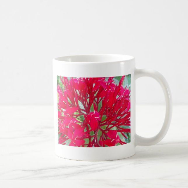 Caneca De Café Lindas e incríveis flores vermelhas Mug Duas image (Direita)