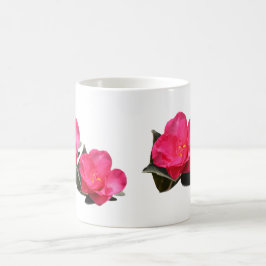Caneca De Café lindas flores rosa da camellia