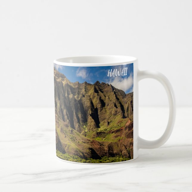 Caneca De Café Lindas Montanhas Hawaii (Direita)