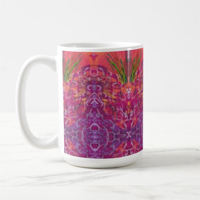 Caneca De Café Lindo Abstrato (Esquerda)