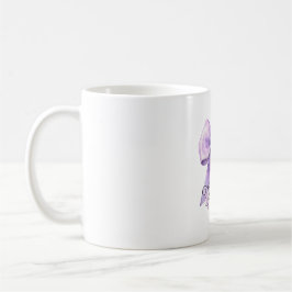 Caneca De Café Lindo Arco Roxo Personalizado Nome