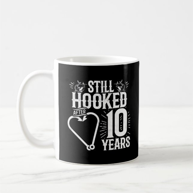 Caneca De Café Lindo Casal de 10 Anos de Casados (Esquerda)