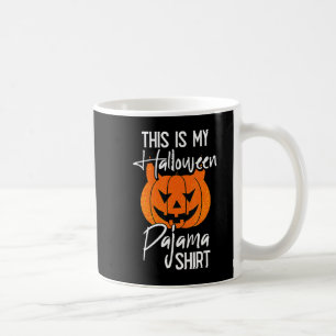 Caneca De Café Lindo Este É Meu Pijama De Halloween Fantasia De H