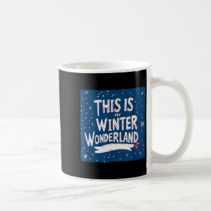 Caneca De Café Lindo Este É Meu Traje de Inverno Dizendo Roupa
