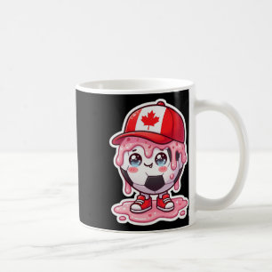 Caneca De Café Lindo Futebol Ll Sorvete Derretendo Vestir Canadá