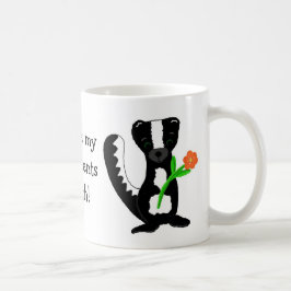 Caneca De Café Lindo Gambá com Dito