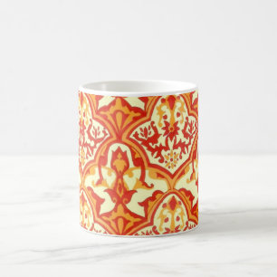 CANECA DE CAFÉ LINDO PADRÃO - VERMELHO E LARANJA
