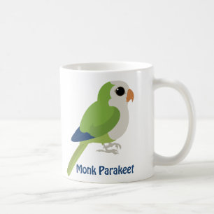 Caneca De Café Lindo Periquito Monk