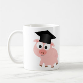 Caneca De Café Lindo Porco de Formatura