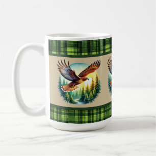 Caneca De Café Lindo porta-mato de águia voando