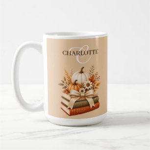 Caneca De Café Lindo Presente Floral de Outono para Amantes de Li