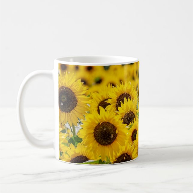 Caneca De Café Lindo Sol-Flores Mug (Esquerda)