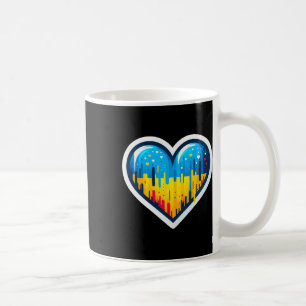 Caneca De Café Lindo Ventoinha Vintage Ucraniano Bynner Bandeira