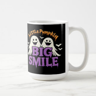 Caneca De Café 👻✨ Lindos Fantasmas e Morcegos Vibes de Café de H