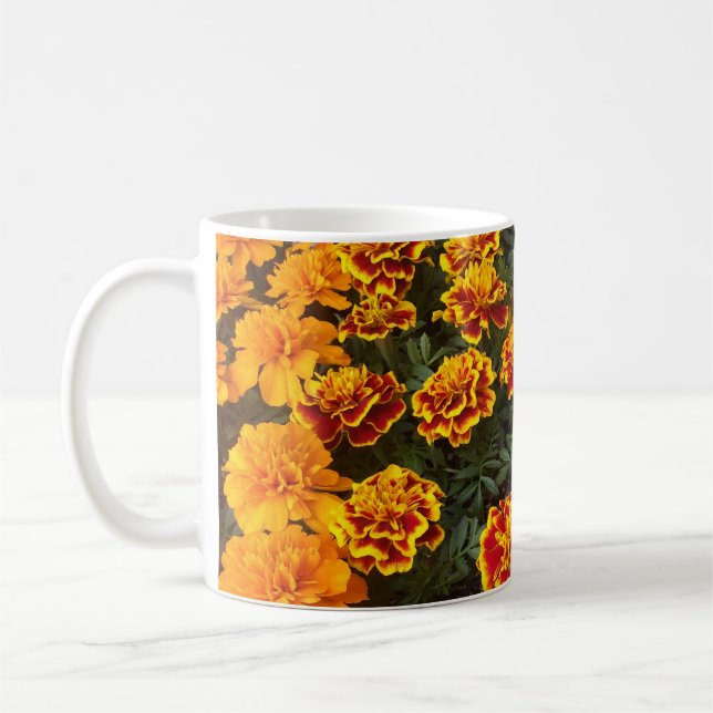 Caneca De Café Lindos Marigolds Coffee Mug (Esquerda)