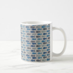 Caneca De Café Linen Fish