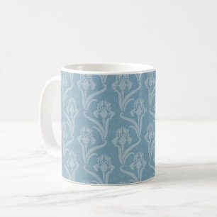 Caneca De Café Linen-Look Art Nouveau Irrisa Café Mug