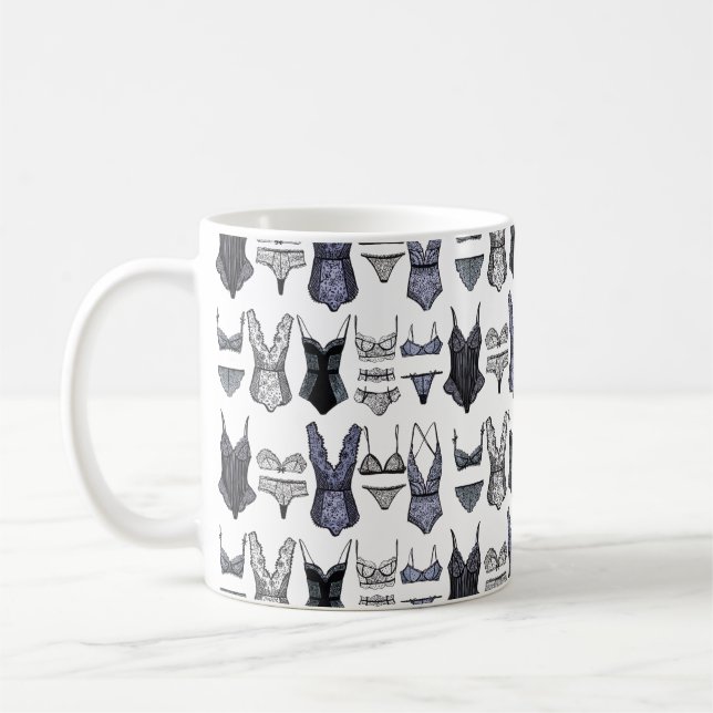 Caneca De Café Lingerie Vintage (Esquerda)