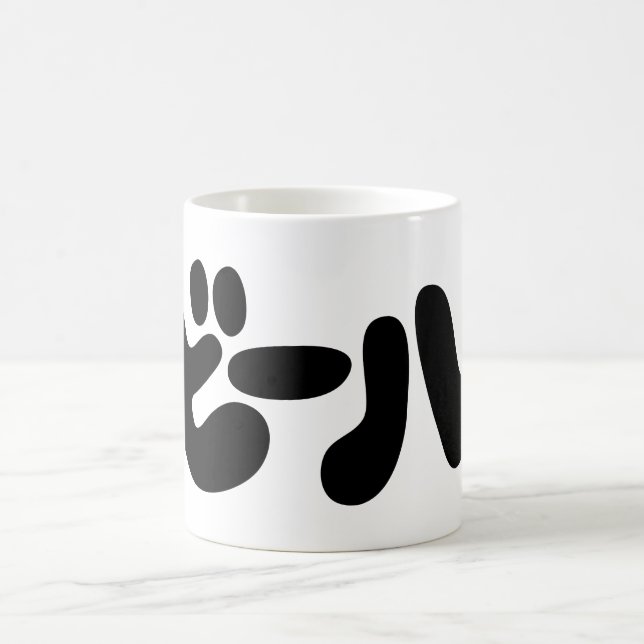 Caneca De Café Língua de ビ de cerveja japonesa ル Katakana (Centro)