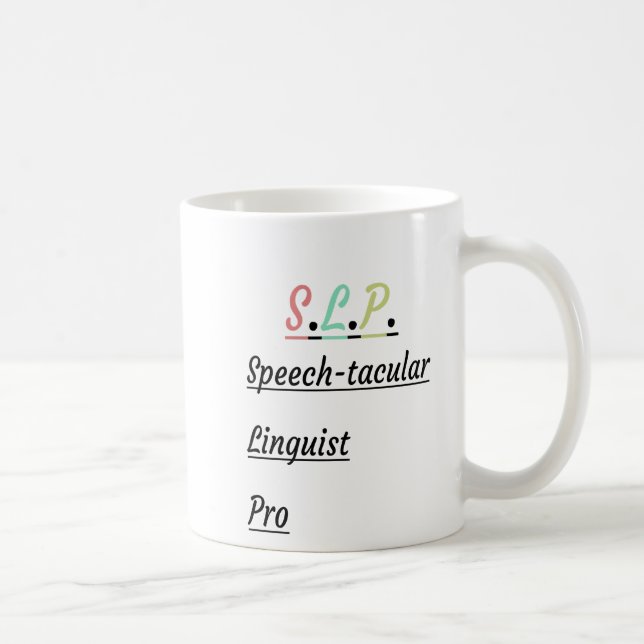 Caneca De Café Língua Tacular Pro | Presente SLP (Direita)